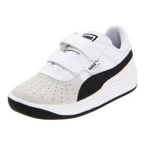 Toddler Puma "G. Vilas" White & Navy Blue Shoes size 4